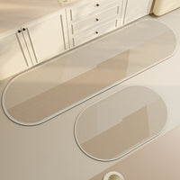 Japanese Style Diatomaceous Earth Absorbent Kitchen & Bath Mat, Non-Slip Quick Dry Floor Mat