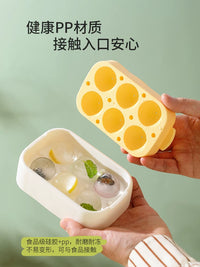Sherry Mini Silicone Ice Ball Mold for Refrigerator, Food-Grade Ice Cube Tray