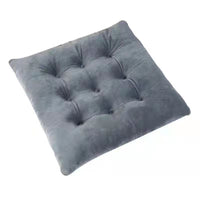 Thickened Milk Velvet Seat Cushion with Ties for Chairs
