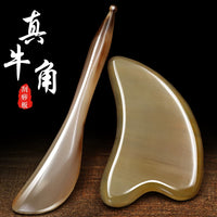 Natural Buffalo Horn Gua Sha Massage Stick for Face and Body