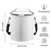 Portable Insulated Cooler Bag for Camping and Picnics, Large Capacity