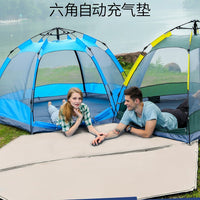 Gonglang Hexagonal Self-Inflating Camping Mat for Outdoor Tent Sleeping
