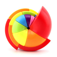 Nautilus Colorful Irregular Magic Cube 3x3 Puzzle Toy for Kids & Adults