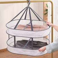 Foldable Mesh Drying Rack for Delicates, Sweaters, and Laundry
