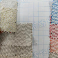 Two-Tone Fine Herringbone Twill Fabric for Apparel and Footwear