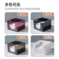 Large Square Bar Counter Tissue Box Napkin Holder for Restaurants and Cafes
