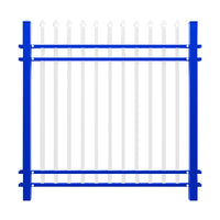 Galvanized Steel Fence Panel for Garden, School, Villa, and Residential Boundaries