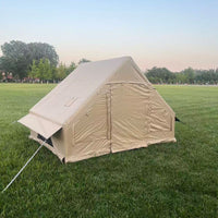 Inflatable Outdoor Camping Tent with Double Doors, Large Space, Sun Protection for 3-5 People