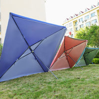 Large Outdoor Patio Umbrella with UV Protection and Wind Resistance for Market Stalls and Gardens