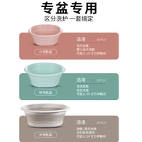 Thickened Foldable Portable Wash Basin for Travel, Baby, Foot Soaking, or Dormitory Use