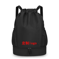 Large Capacity Drawstring Sports Bag for Football, Basketball, Dance, and Outdoor Activities