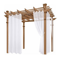 Outdoor Waterproof Transparent Window Curtain for Gazebo Patio