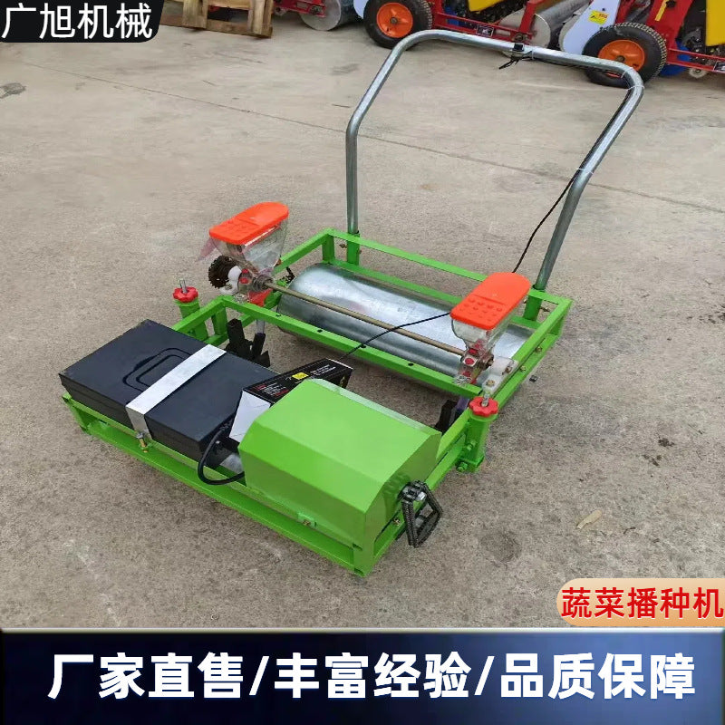 Agricultural Vegetable Seeder Multi-functional Self-propelled Hand-pushed Single/Multi-row Precision Planter for Coriander and Cabbage