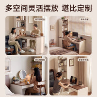 Corner Desk with Bookshelf and Cabinet, L-Shaped Computer Desk for Home Office or Study