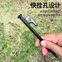 6mm Thickened Tent Guy Ropes with Steel Stakes for Outdoor Camping Tarps