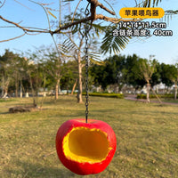 Resin Fruit Bird Feeder for Outdoor Garden Tree Hanging Decoration