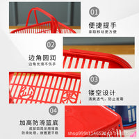 Disposable Plastic Fruit Baskets with Handle for Picking Strawberries and Small Fruits