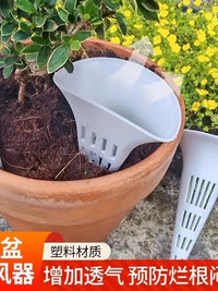 Garden Pot Soil Aeration Tube for Root Rot Prevention