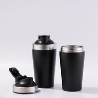 Protein Shaker Bottle with Mixing Ball, Portable Gym Water Bottle for Shakes, Smoothies, and Coffee