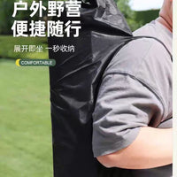 Youshanran Outdoor Folding Chair Set with Storage Bag, Portable Moon Chair Combo