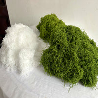 Artificial Moss Yarn Silk Grass Turf for Indoor Decor and Plant Walls