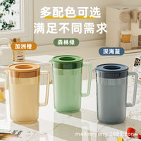 Cold Water Pitcher with Lid for Refrigerator, High Temperature Resistant Juice Beverage Dispenser