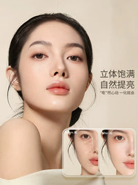 Gudie Triangle Highlight Brush Set for Face Contouring and Concealing
