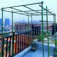 Outdoor Garden Pergola Kit Metal Arch Trellis for Climbing Plants