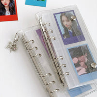 A6 Narrow 2-Hole Binder with Snap Closure for Photo Cards and Mini Notebooks
