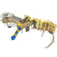 Outdoor Playground Slide Combination for Kids - Commercial Grade