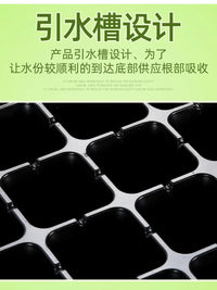 Seedling Starter Trays for Eucalyptus, Succulents, Strawberries, Peppers - Multi-Cell Wide-Bottom Plastic Planting Trays