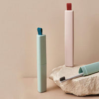 Portable Travel Toothbrush Holder with Handle - Compact Toothpaste & Mouthwash Cup Organizer