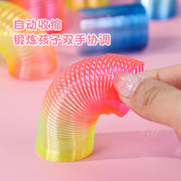 Mini Rainbow Spring Coil Toy for Kids