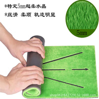 Golf Swing Mat with Impact Trajectory Detection for Indoor/Outdoor Practice