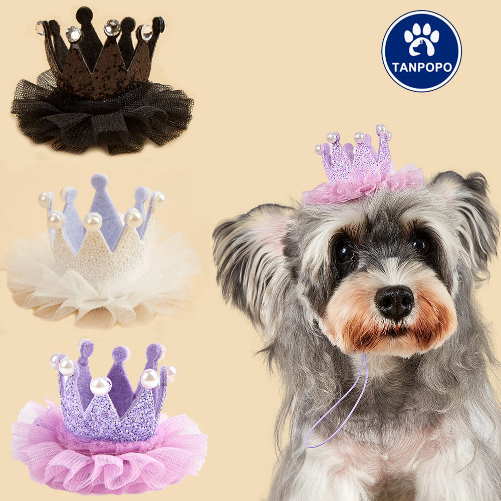 Pet Birthday Party Hat for Dogs and Cats - Decorative Headwear