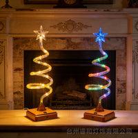 LED Outdoor Solar Christmas Star Lawn Stake Lights for Garden Decoration