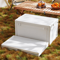 Foldable Car Trunk Organizer with Side Opening for Camping, Snacks, Drinks, and Storage