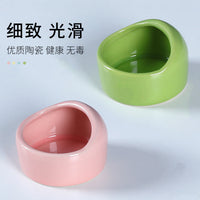 Ceramic No-Spill Bird Food and Water Bowl for Parrots and Small Birds