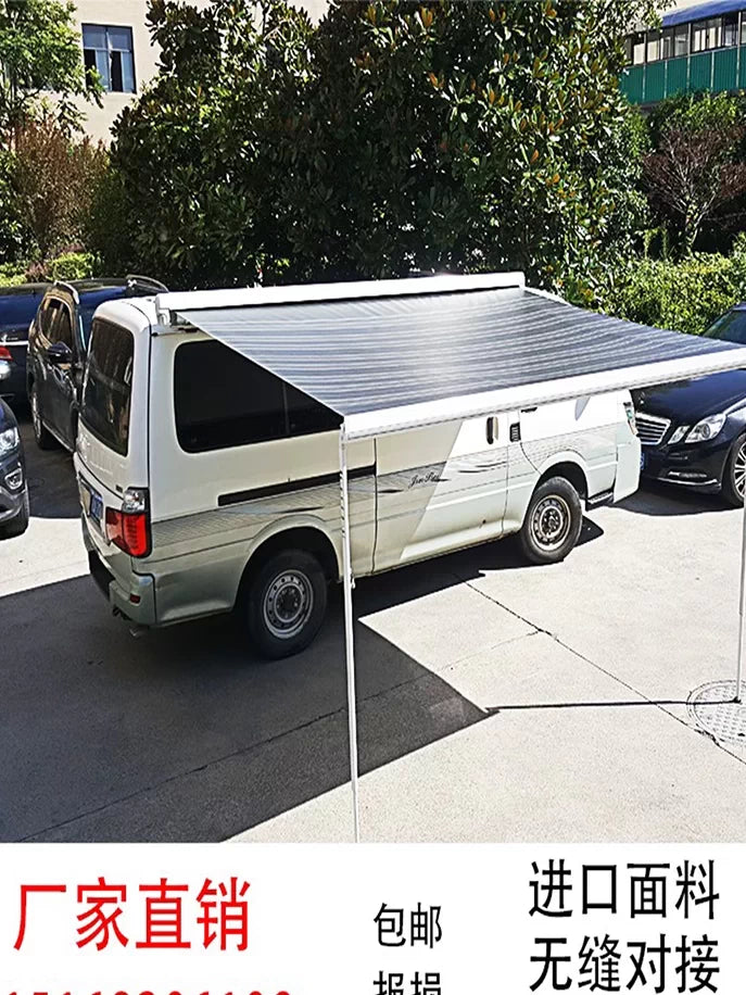 Car Side Awning for RVs and Outdoor Camping, Vehicle-Mounted Rooftop Tent