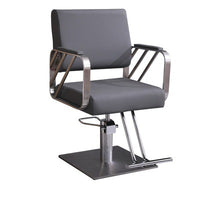 Hydraulic Swivel Reclining Barber Chair with Footrest for Salon Styling