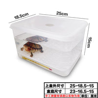 Turtle Breeding Box with Sedimentation Tank for Hatching and Rearing