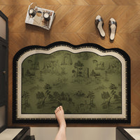 Diatomaceous Earth Bath Mat, Non-Slip Absorbent Quick Dry Shower Floor Mat for Home Bathroom
