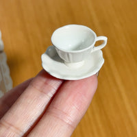 Miniature Dollhouse Coffee Cup Model for Afternoon Tea Play Set