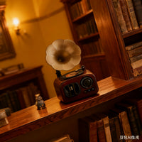 Retro Phonograph Shaped Storage Box and Desktop Ornament