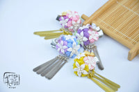 BJD/DD Doll Kimono Hair Clip Japanese Style Hair Accessory for 1/4, 1/3, and Uncle Dolls
