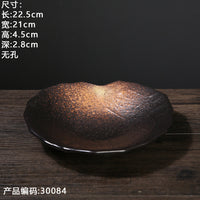 Ceramic Hydroponic Moss Ball Fern Planter with Tray for Desk Decor