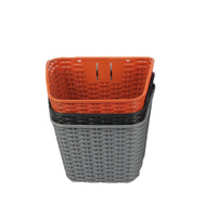 Woven Bicycle Basket for Commuter Electric Road Bikes - Universal Cycling Accessory Thickened Front Basket