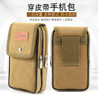 Men's Belt Clip Phone Pouch for Work, Multi-functional Waist Bag for Tools and Smartphones