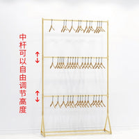 Heavy-Duty Double-Layer Garment Rack for Retail Display and Photography Studios