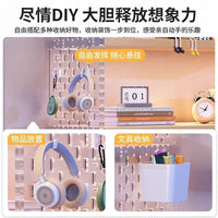 Acrylic Desktop Pegboard Shelf Organizer Multi-layer Display Storage Rack for Office Desk